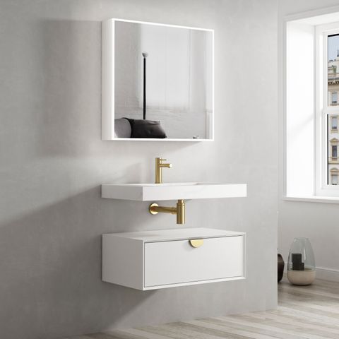 Moonlight 750mm Solid Surface Top — detail 2