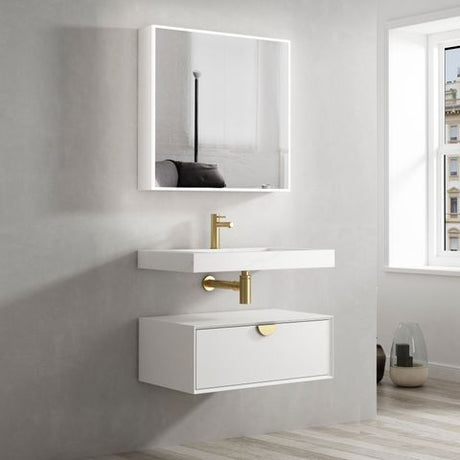 Moonlight 750mm Solid Surface Top — detail 2