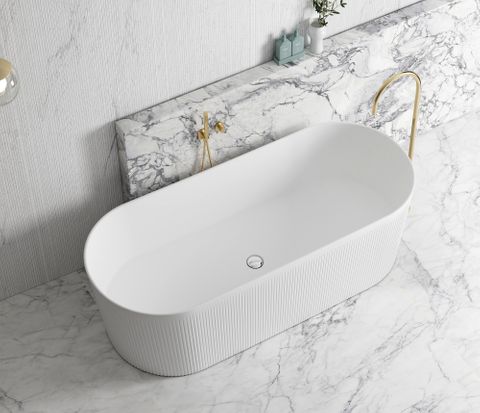Attica Noosa 1700 Matte White Bath — detail 2
