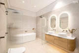 Bondi 1500mm Natural Oak Wall Hung Curve Cabinet — detail 6