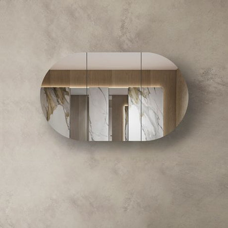 Bondi 1200x750 Natural Oak Shaving Cabinet