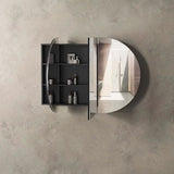 Bondi 1500x900 Black Oak Shaving Cabinet — detail 2
