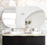 Bondi 1800x900 Black Oak Shaving Cabinet — detail 3