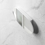 Bondi 900x600 White Shaving Cabinet — detail 2