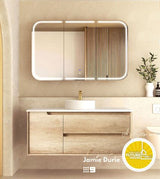Byron 1200mm Natural Oak Wall Hung Cabinet Only