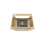 Byron 600mm Natural Oak Wall Hung Cabinet Only — detail 2