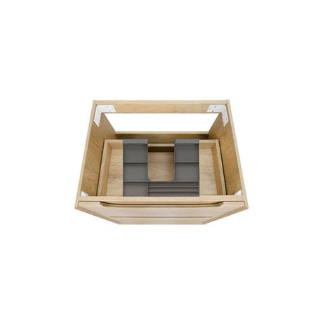 Byron 600mm Natural Oak Wall Hung Cabinet Only — detail 2
