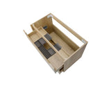 Byron 900mm Natural Oak Wall Hung Cabinet Only — detail 3