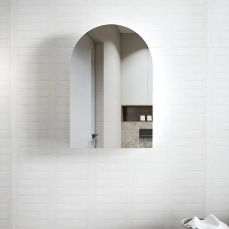 Archie 900mm White Shaving Cabinet — detail 2