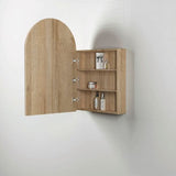 Archie 900mm Natural Oak Shaving Cabinet — detail 2