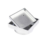 Smart 114 Brass Chrome Square Tiles Waste — detail 2