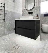Smart 115 Matte Black Square Tiles Waste — detail 4