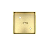 Smart 115 Brushed Gold Square Tiles Waste — detail 2