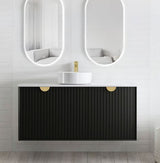 Marlo 1200mm Matte Black Wall Hung Cabinet Only