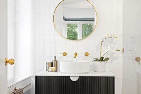 Marlo 900mm Matte Black Wall Hung Cabinet Only — detail 6