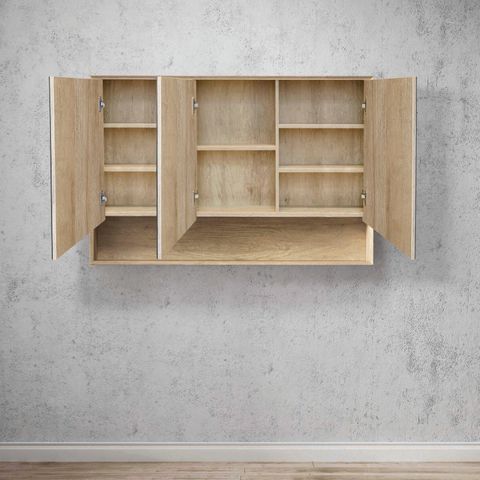 Byron 1200x800 Natural Oak Shaving Cabinet — detail 2
