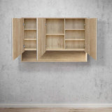 Byron 1200x800 Natural Oak Shaving Cabinet — detail 2