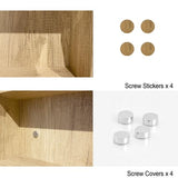 Byron 1200x800 Natural Oak Shaving Cabinet — detail 3