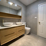 Byron 1200x800 Natural Oak Shaving Cabinet — detail 5