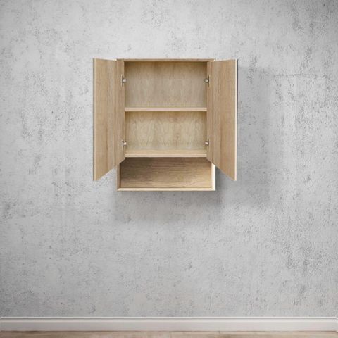 Byron 600x800 Natural Oak Shaving Cabinet — detail 2