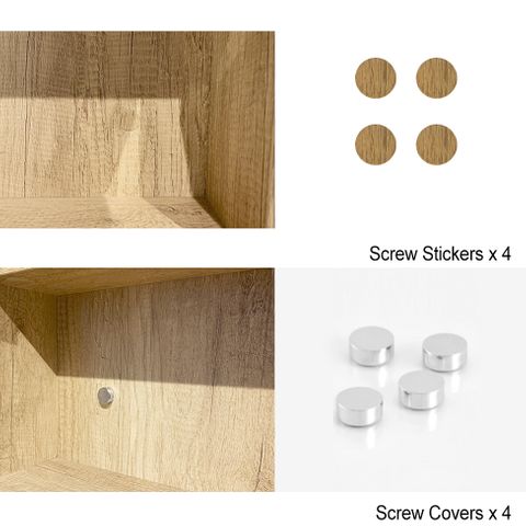 Byron 600x800 Natural Oak Shaving Cabinet — detail 4