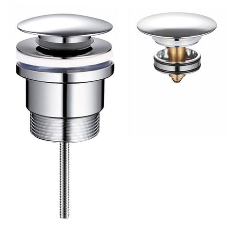 Universal Pop Up/Pullout Waste 32mm/40mm Chrome — detail 2