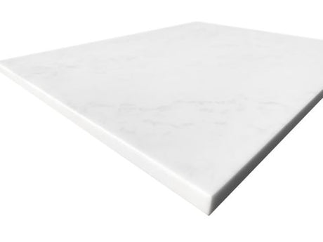 Solid Surface 900x465x20 Cloudy Carrara Top — detail 2