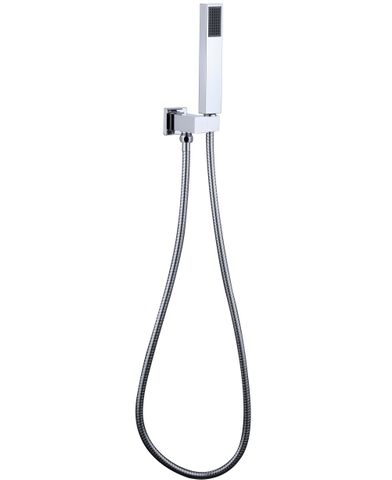 Taran Chrome Handheld Shower Set Square — detail 3