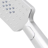 Taran 200mm Chrome Twin Shower On Rail Bottom Inlet Square — detail 6