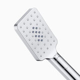 Taran 250mm Chrome Twin Shower On Rail Top Inlet Square — detail 4