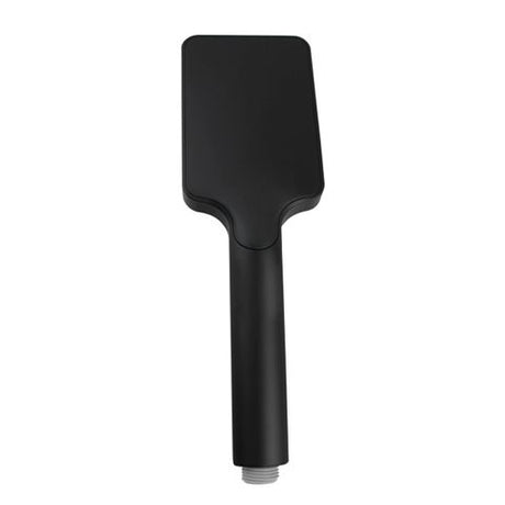 Taran 250mm Matte Black Twin Shower Half Rail Top Inlet Square — detail 4