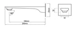 Zevio Gun Metal Bath Spout — detail 2