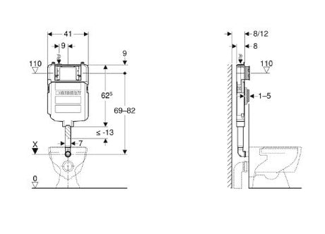 Sigma8 Concealed Cistern BTW Front Flush 4 Stars — detail 2