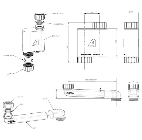 Box Trap & Space Saver Kit 40mm — detail 2