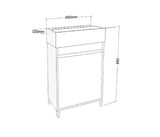 Maxio 450x320x850 Amazon Grey Cabinet with Drawer Leg (MDF) — detail 4