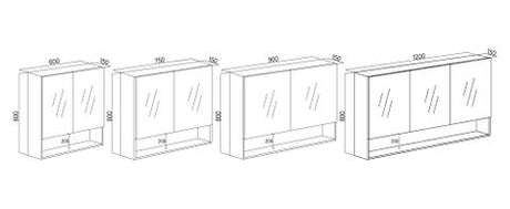 Maximo 600mm Shaving Cabinet with Shelf (MDF) — detail 5