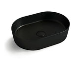 Quay Oval 500x330x120 Matte Black Basin