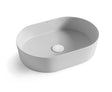 Quay Oval 500x330x120 Matte Grey Basin