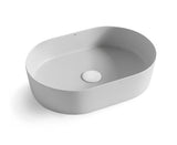 Quay Oval 500x330x120 Matte Grey Basin