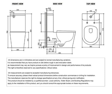 Oasis Rimless Toilet Suite Geberit — detail 3
