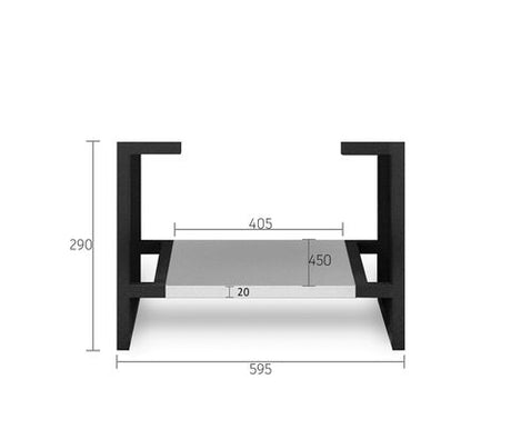 Leg Boston 600X450 Matte Grey — detail 2