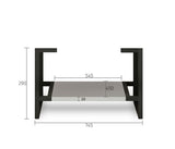 Leg Boston 750X450 Matte Grey — detail 2