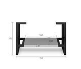 Leg Boston 750X450 Matte Light Grey — detail 2