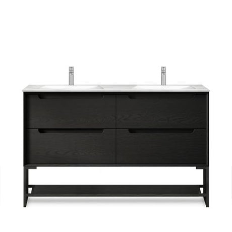 Leg Byron 1200X450 Black Oak