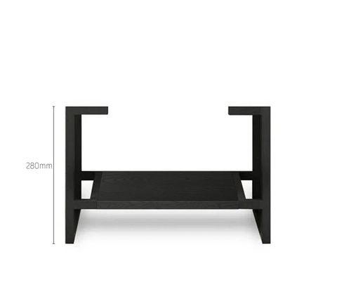 Leg Byron 600X450 Black Oak — detail 2