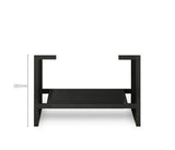 Leg Byron 600X450 Black Oak — detail 2