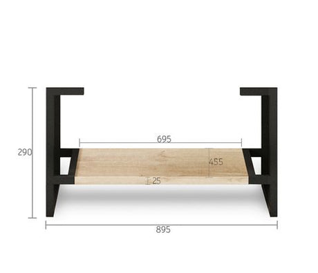 Leg Byron 900X450 Natural Oak — detail 2