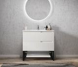 Leg Noosa 900X450 Matte White