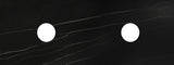 Marlo 1500mm Matte Black Wall Hung Vanity with Empire Black Top NTH — detail 2