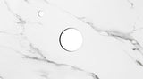 Noosa 600mm Satin White Wall Hung Vanity with Mont Blanc Top 10TH — detail 2